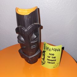 Vintage Tiki Farm Miehana Tiki Mug By Kevin Kidney Disney Artist RARE