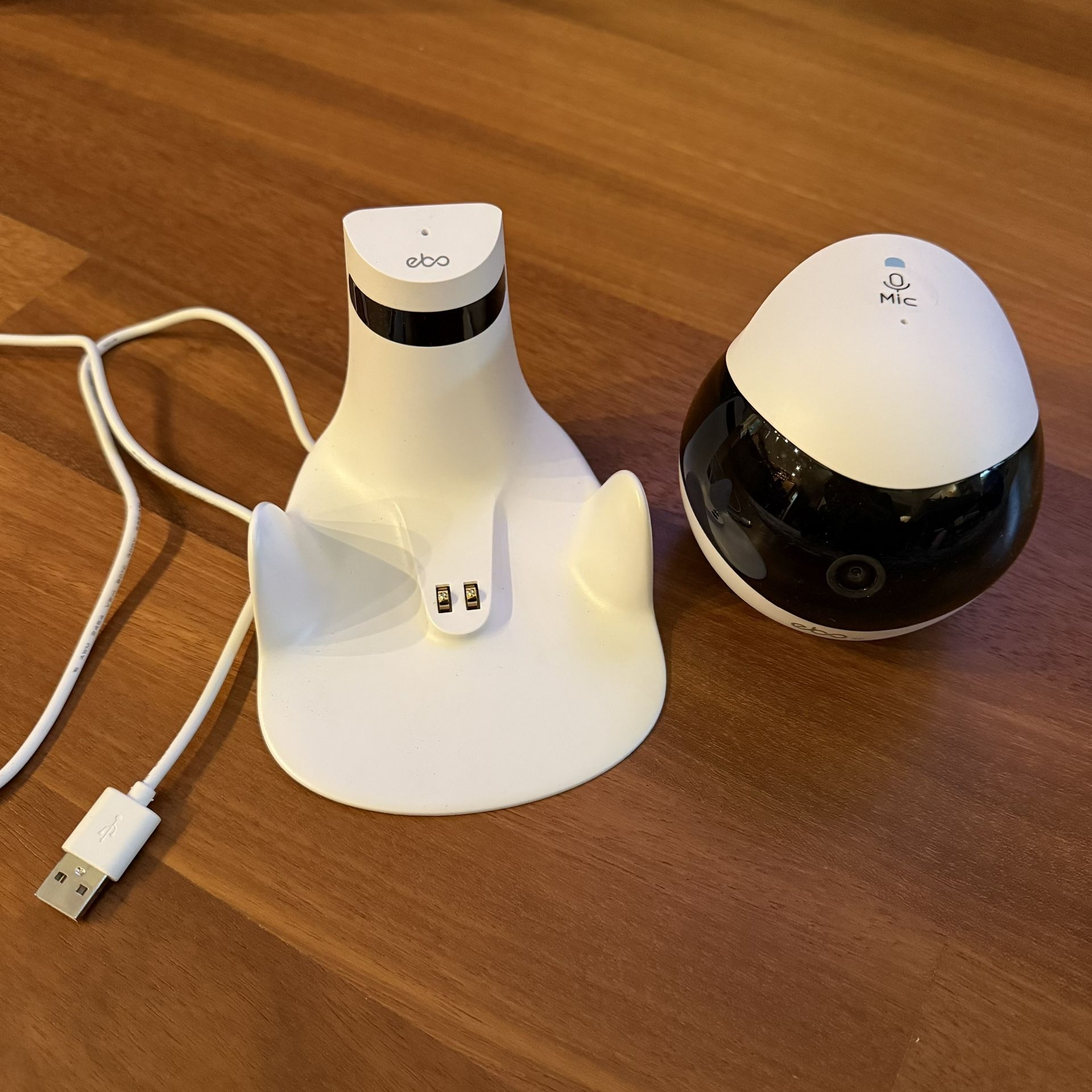 Ebo SE Enabot Home Security Indoor 1080P Pet Camera Auto Recharge App Control