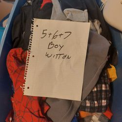 Boys Winter Clothes Size 5,6,7,8,