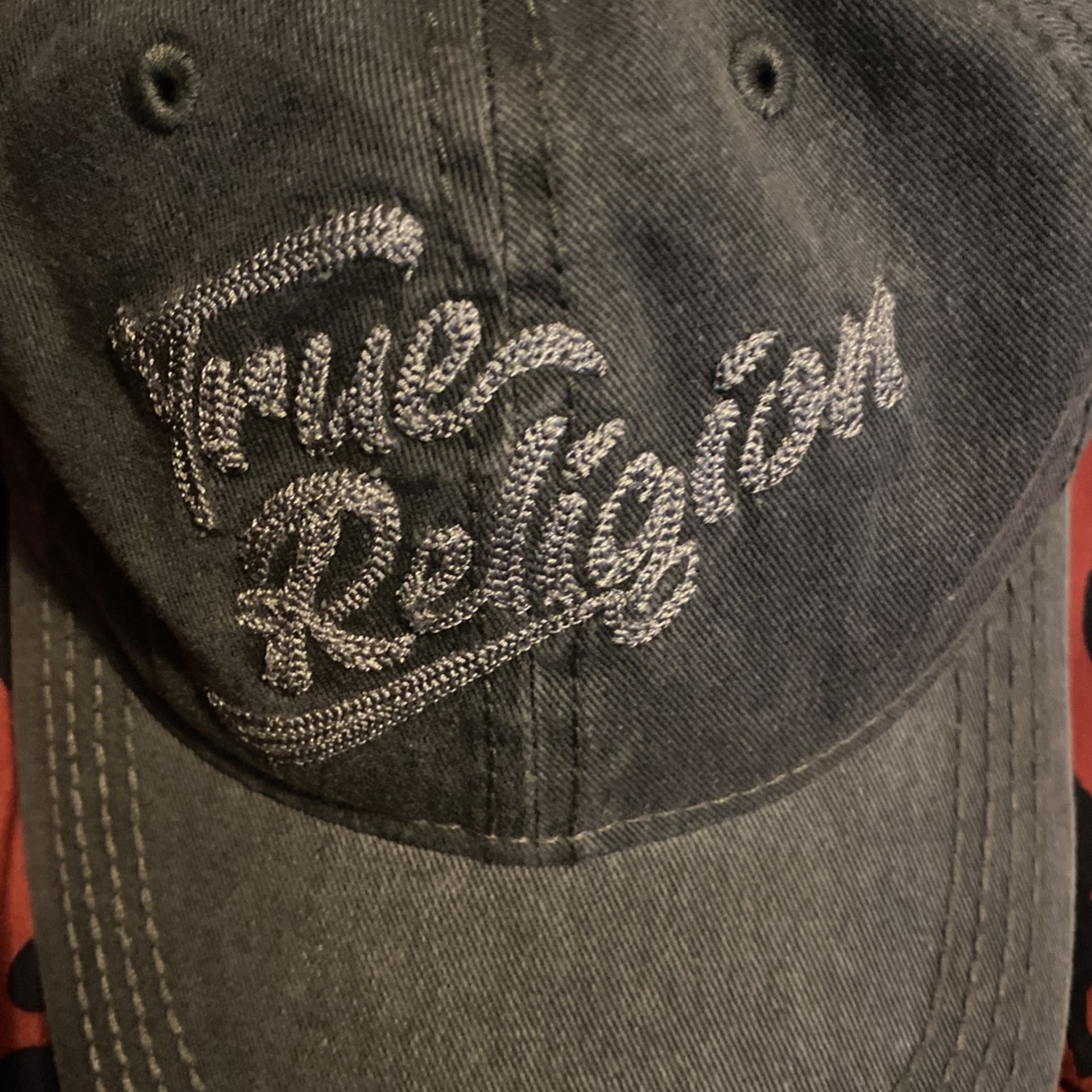 Grey True Religion Hat