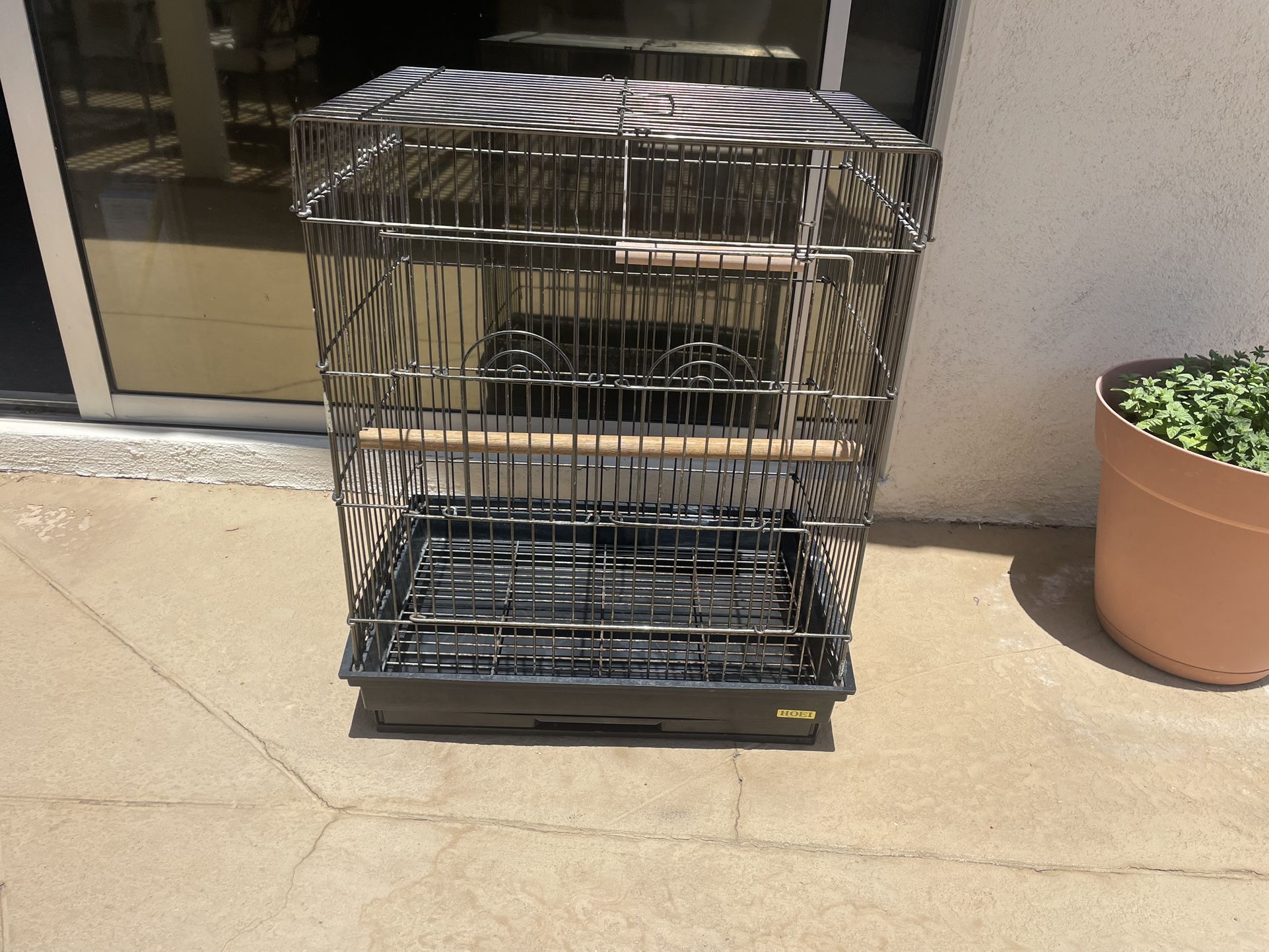 Used Bird Cage 28x22x15 Plus Accessories $20