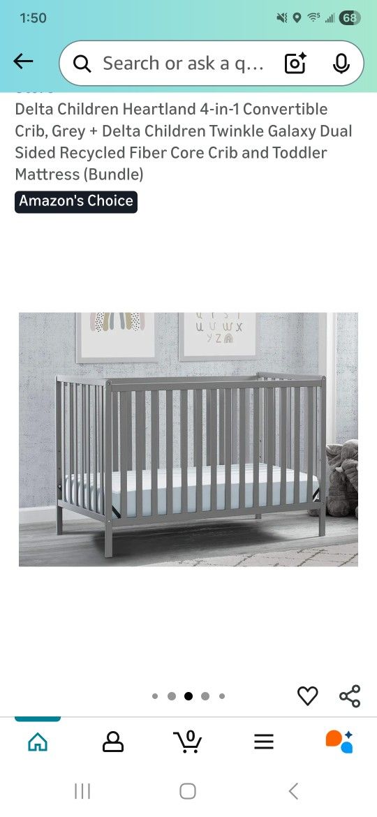 Delta Adjustable Baby Crib