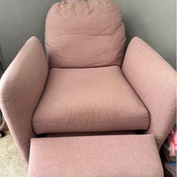 Pink IKEA recliner