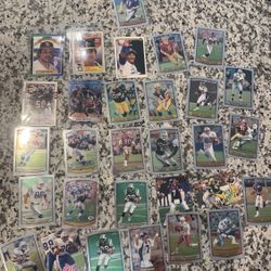 Topps Fleer Chrome Collectible Football Cards 