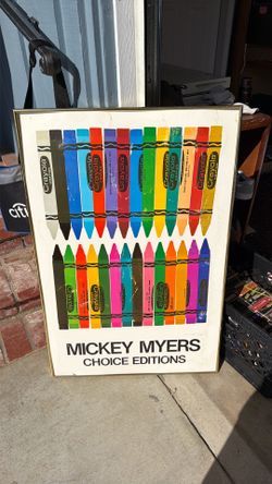 Mickey Myers Choice Editions signed poster
