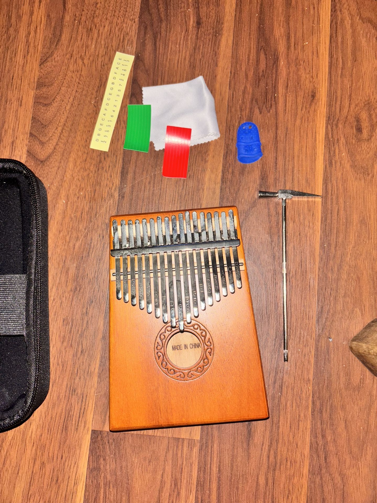 17 Key Kalimba Thumb Piano Finger