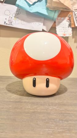 Super Mario Mushroom Piggy Bank