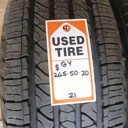 265 50 20 Goodyear tires set