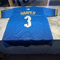 NWT Philadelphia Phillies City Connect Bryce Harper Jersey Size XXL