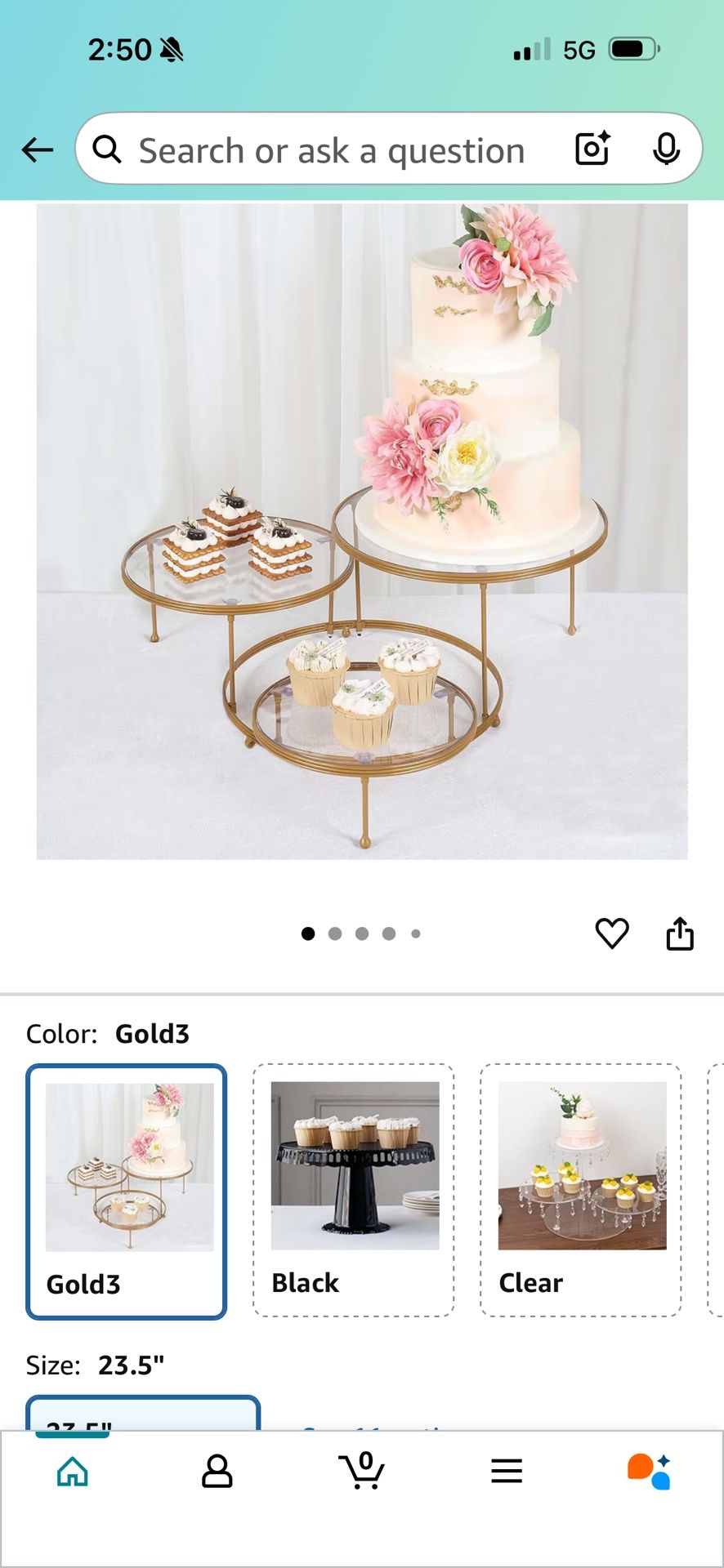 3 Tier Cake Stand