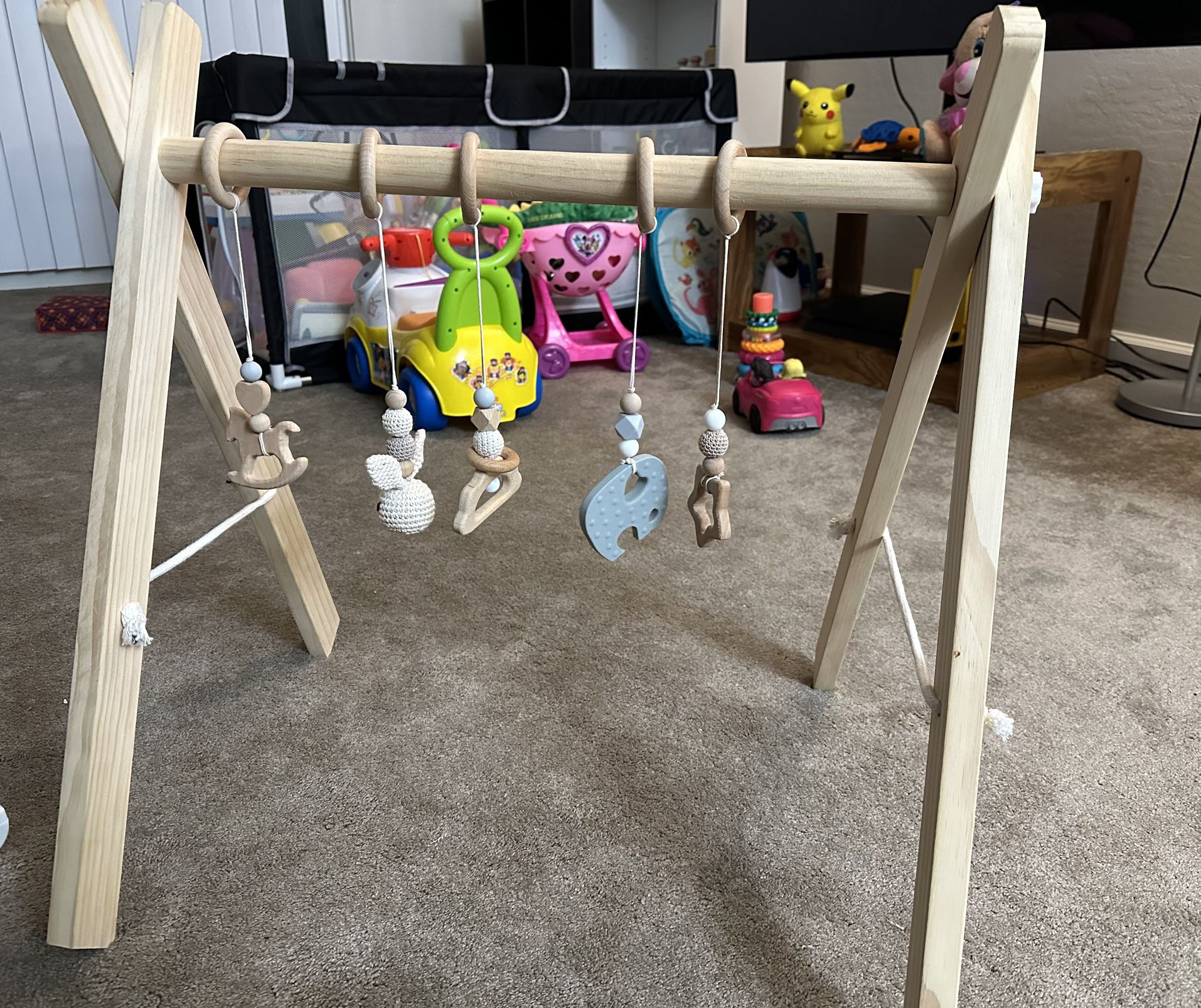 Free: Wooden Baby Play Gym