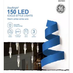 GE 150 Led ICICLE STYLE LIGHTS 