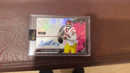 Caleb William 1:1 Auto Rookie Card