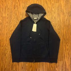 Navy blue Dior zip Up