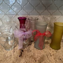 Miscellaneous Glass Flower Vases