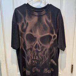 Cactus Jack by Travis Scott x WWE Sage The Stage T-Shirt 'Black' Large 