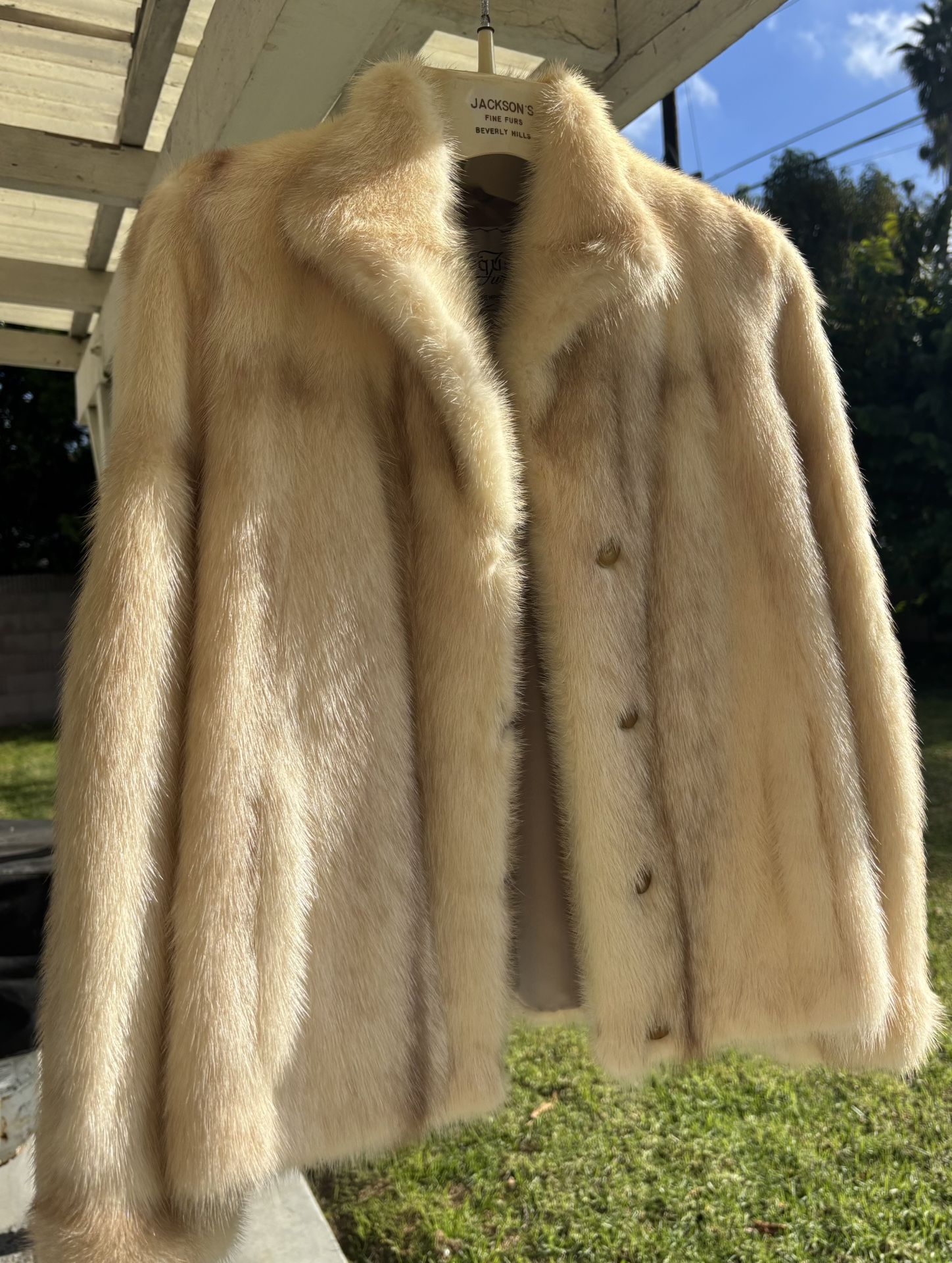 Vintage Brown Cross Mink