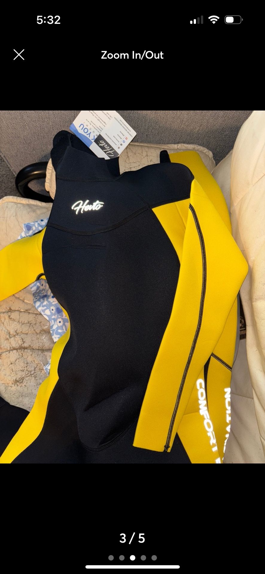 Ladies wetsuit small nwT