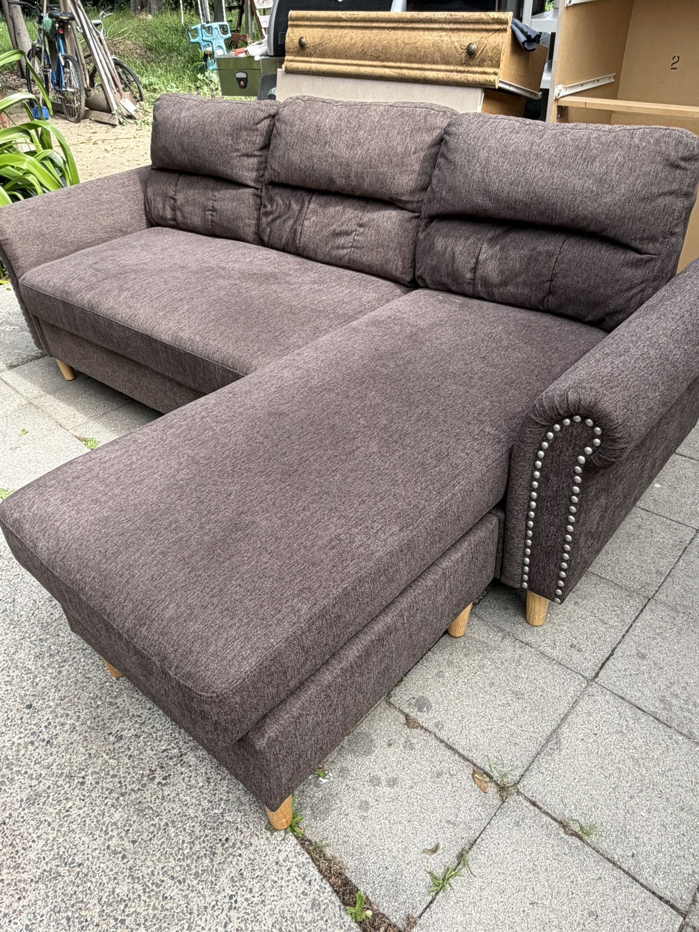 Sofá Excelente Condicion Café