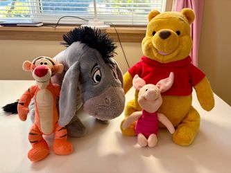 Winnie the Pooh Plush Stuffed Animal Set of 4
