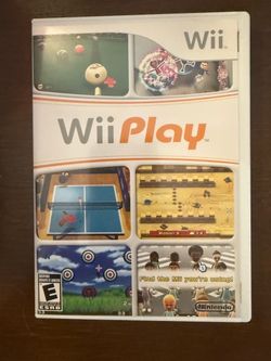 Nintendo Wii game Wii play ( similar to Wii sports) $10 ( many available ) pickup Inman SC or can ship, I also sale other games $5-$50 each & systems