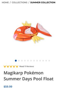Pokemon pool float magikarp