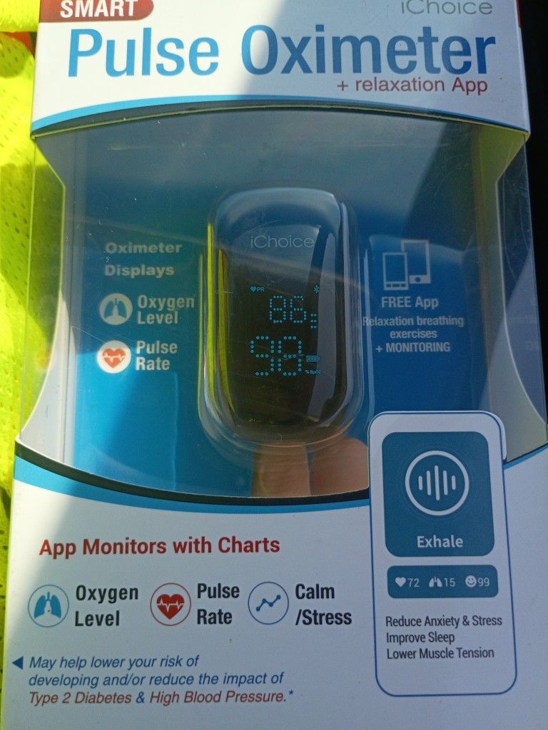 *SMART* Pulse Oximeter+ Relaxation App By iChoice