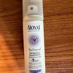 Aloxxi Working Hairspray 1.5 oz *New