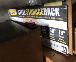 Steel storage rack 36x60x18