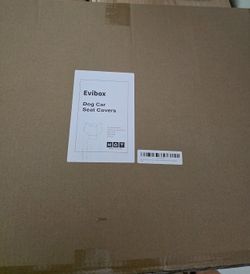 Evibox Hard Bottom Dog Seat Cover 400LBS Back Seat Extender for Large Dogs