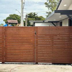 Fence Gate Madera Horizontal 