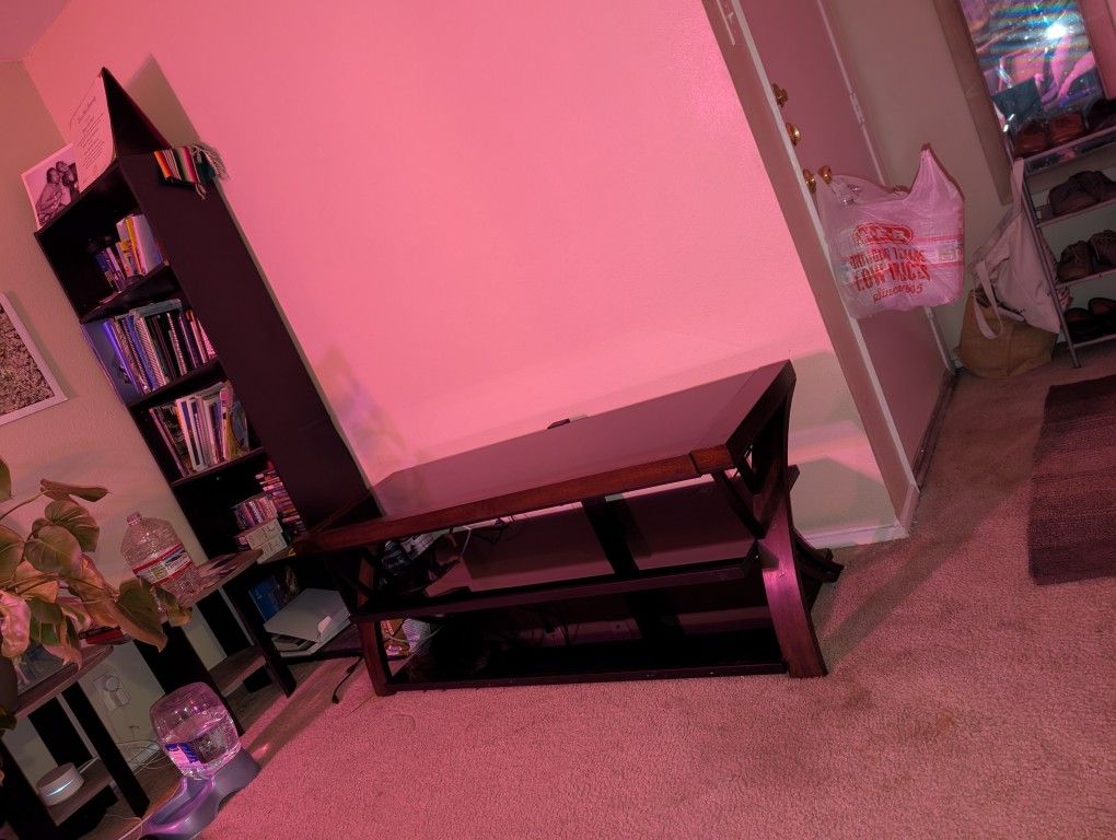 Real Wood Entertainment Center with TV MOUNT