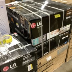 LG Electronics 23,500 BTU Dual Inverter Smart Window Air Conditioner Cools 1,440 Sq. Ft. with Remote, Wi-Fi Enabled