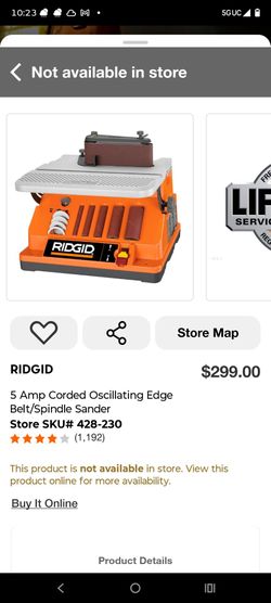 Ridgid corded Sander