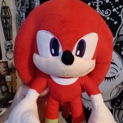 Sonic The Hedgehog Knuckles Plush
