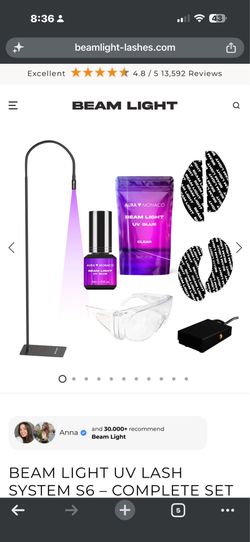 Beam light lashing kit