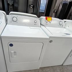 Amana set Top load washer & Electric dryer with warranty delivery fee depends on address 🏠🚛🛣️