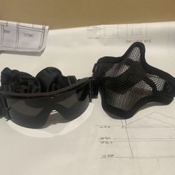 Airsoft Goggles and Mask