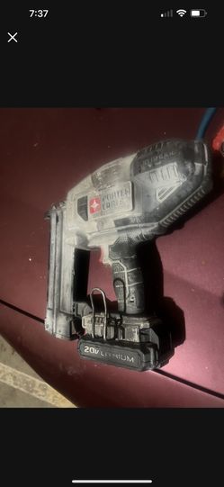 20 Volt Cordless Porter Cable18 Gauge nailer