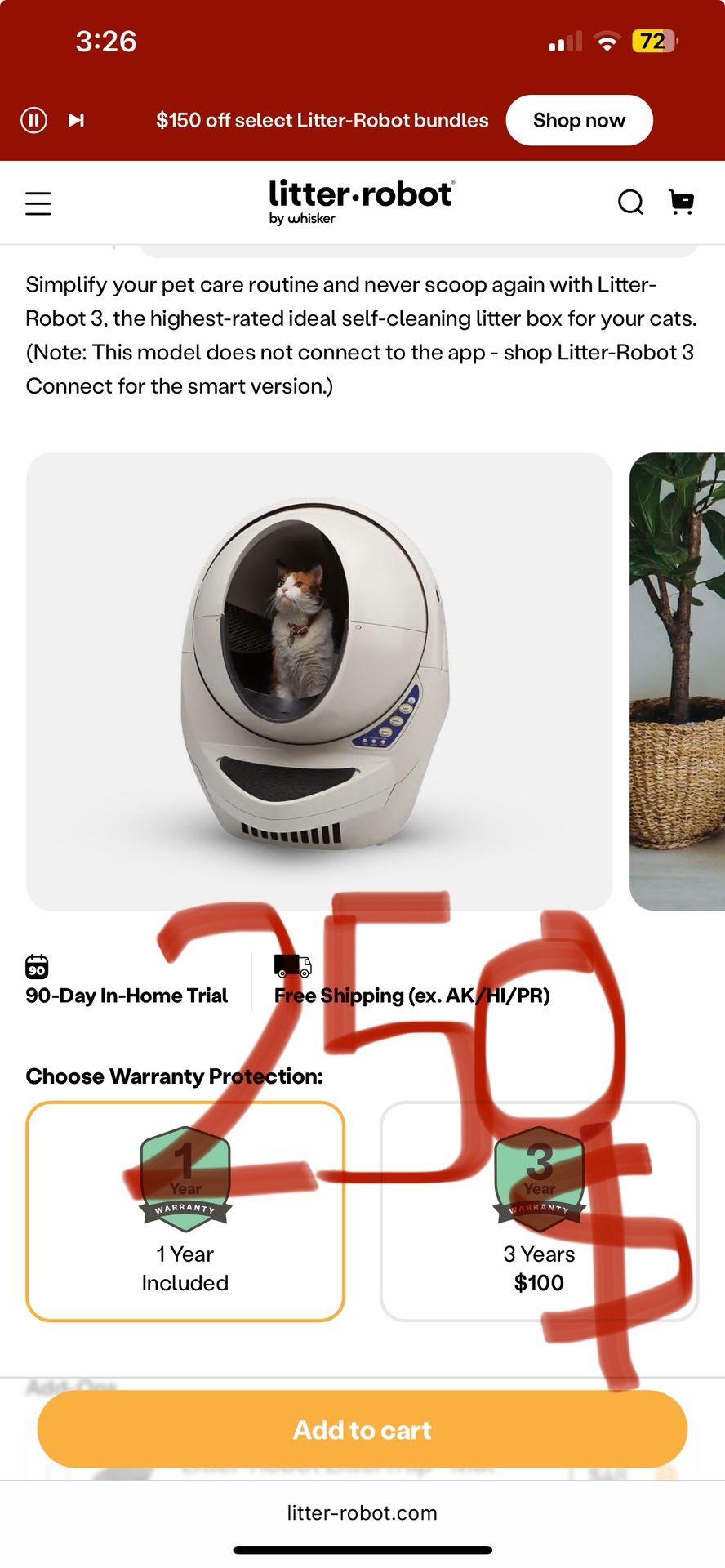 Litter robot 3. Used but under good maintenance