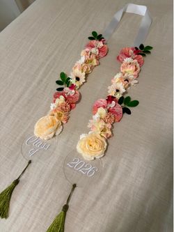 Custom Graduation Flower Leis