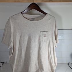 Polo Ralph Lauren Mens Short Sleeve T- Shirt Classic Fit lLarge Grey-Brown NWT