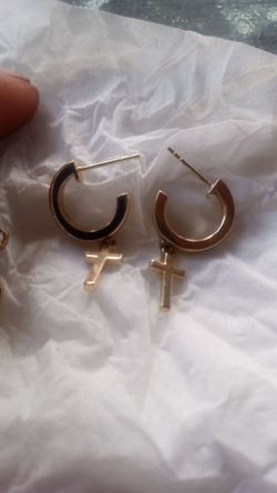 14 K  earings
