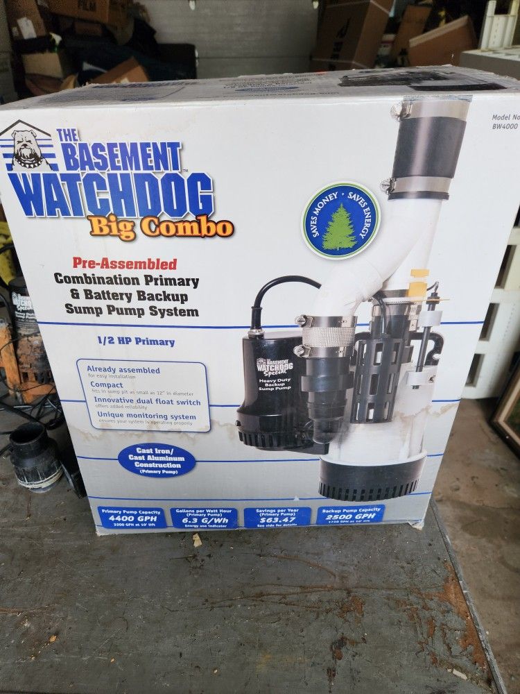 Watchdog backup Sump Pump for Sale in Downers Grove, IL OfferUp