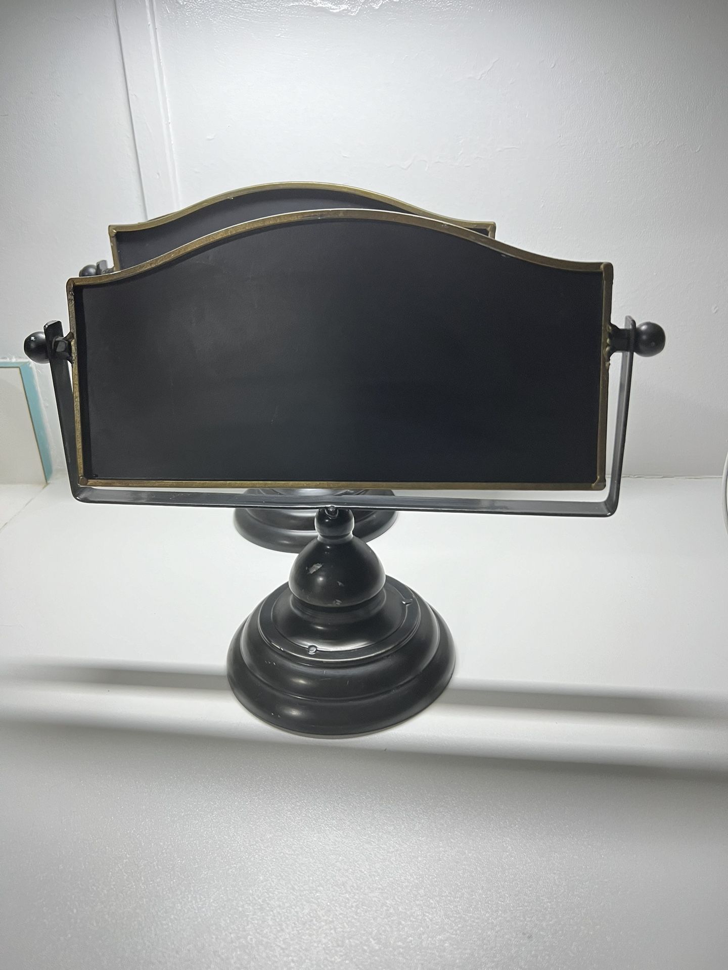 Horizontal Blackboard Display Greeting Sign on Stand, 11-inches Decorative 3 pieces