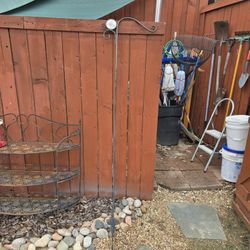 6 ft Metal Single Hook Sheperds Hook Plant Hanger