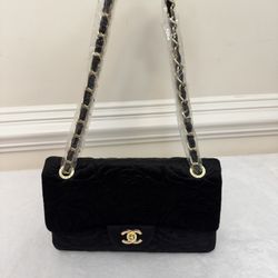 Black Velvet Purse