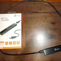 USB 3.0 7-port HUB J5 Create