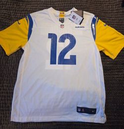 LA Rams #12 Nacua Jersey Mens Size Large $65