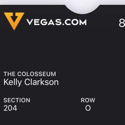 Kelly Clarkson Vegas Concert Tickets 
